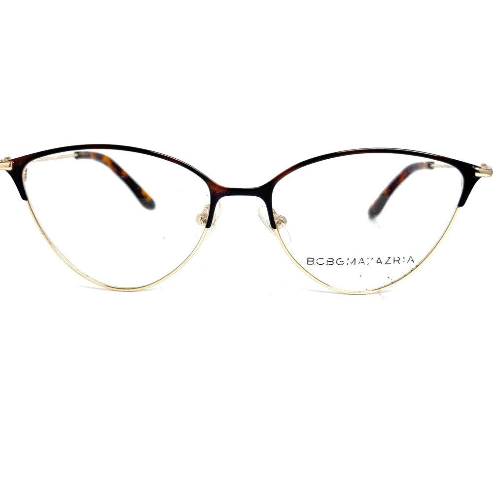 BCBG Maxazria Cat Eye Eyeglasses Frames 54 16 135 Arla Gold Tortoise H16851‎